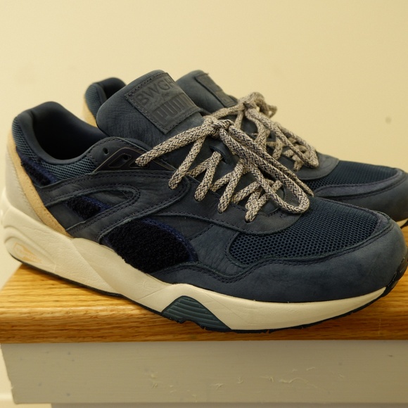 puma r698 x bwgh dark denim